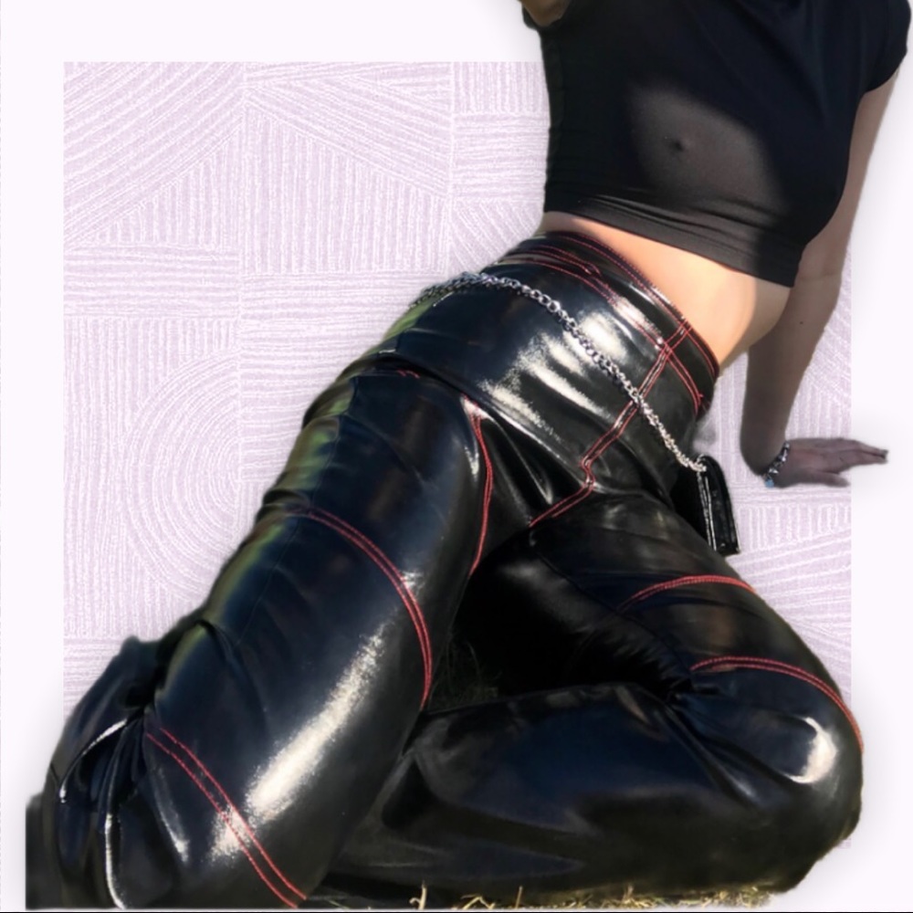 I.AM.GIA Paris Pants vinyl high waisted pants - Picture 5 of 5